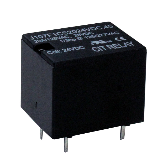 J107F1CS2024VDC.45 CIT Relay and Switch  Power Relays Over 2 Amps